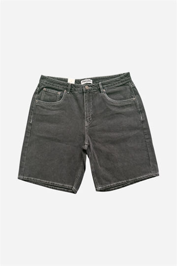 Fraizer - Teens - Baggy Shorts - Black Denim Wash